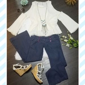 Umgee USA Shoulder Cut-Out Boho Tunic Top